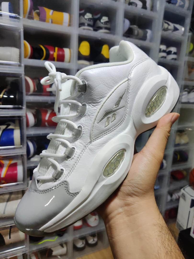 US12 Reebok Question Low Grey Toe