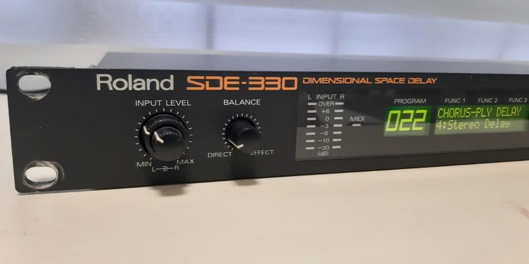 Roland SDE-330 Dimensional Space Delay, 音響器材, 其他音響配件及 ...
