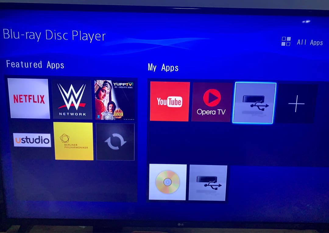 Sony Bluray Disc Player BDPS1500, TV & Home Appliances, TV