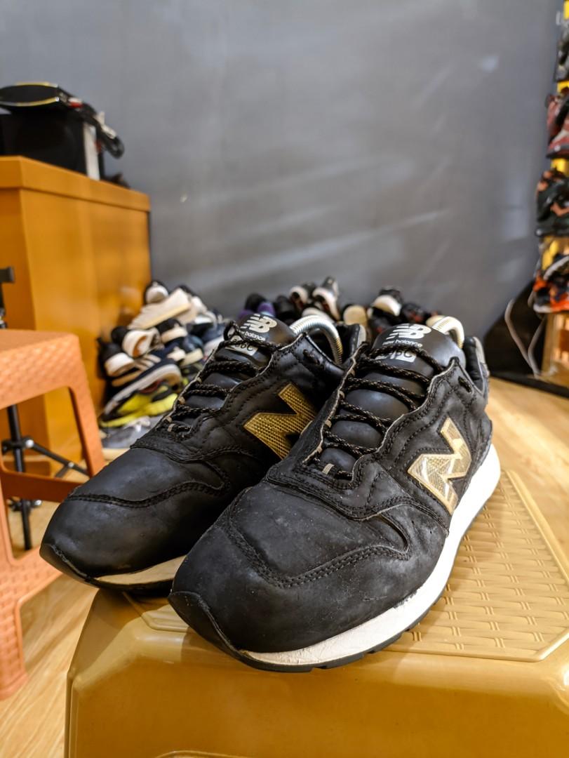Style Shoes New Balance 996C C Series Black With Gold Size 42 5