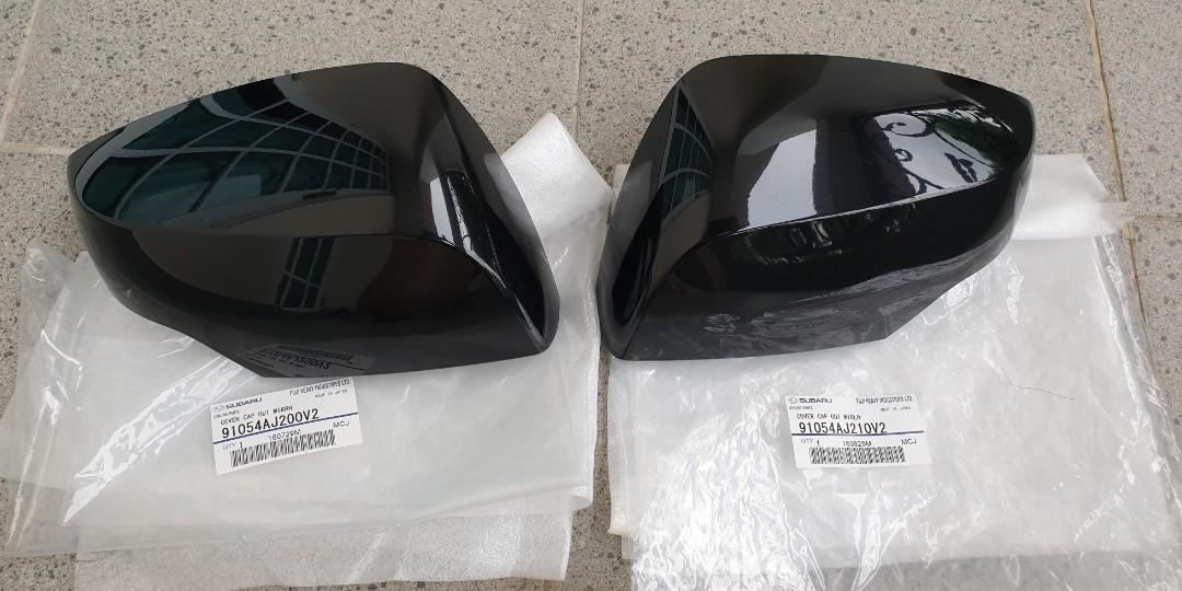 Subaru Forester SJ Side Mirror Covers Crystal Black Silica D4S