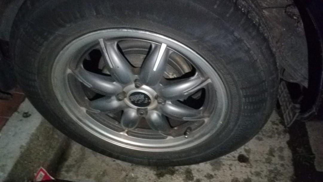 Swap SSR Rim 4lug 15inch tires 195/65/15 (Toyota Axio), Car Accessories ...