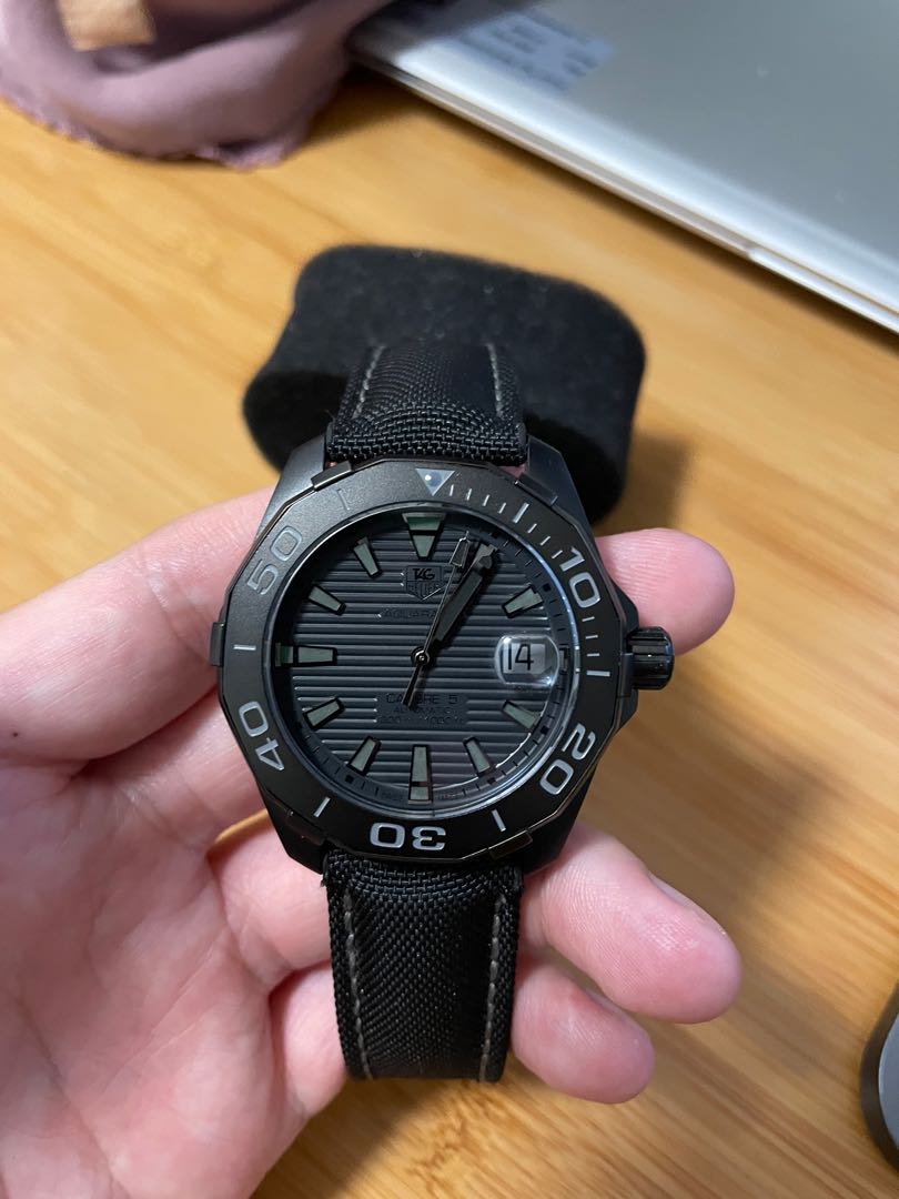 Tag heuer shop aquaracer all black