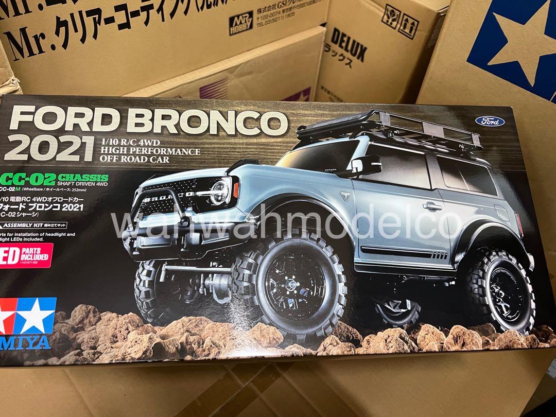 Tamiya 58705A Ford Bronco 2021 (CC-02) without ESC, 興趣及遊戲 