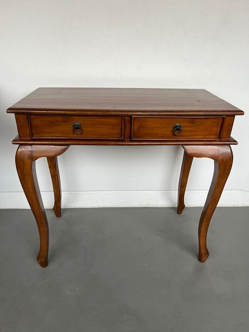 Teak Wood Console Table, Furniture & Home Living, Furniture, Tables