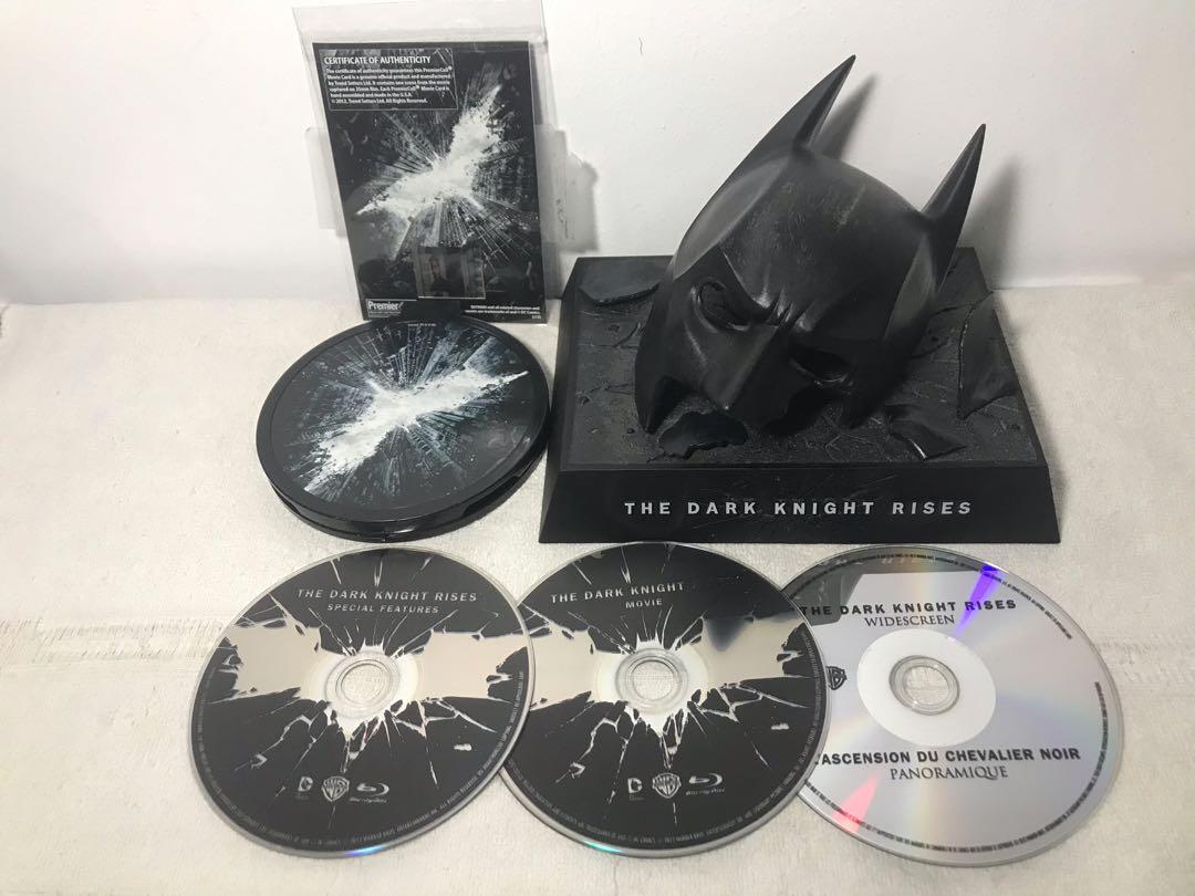 The Dark Knight Rises Broken Bat Cowl Blu-Ray, Hobbies & Toys, Music &  Media, CDs & DVDs on Carousell