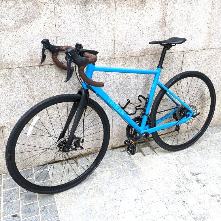 Triban rc 500 disc road bike deals