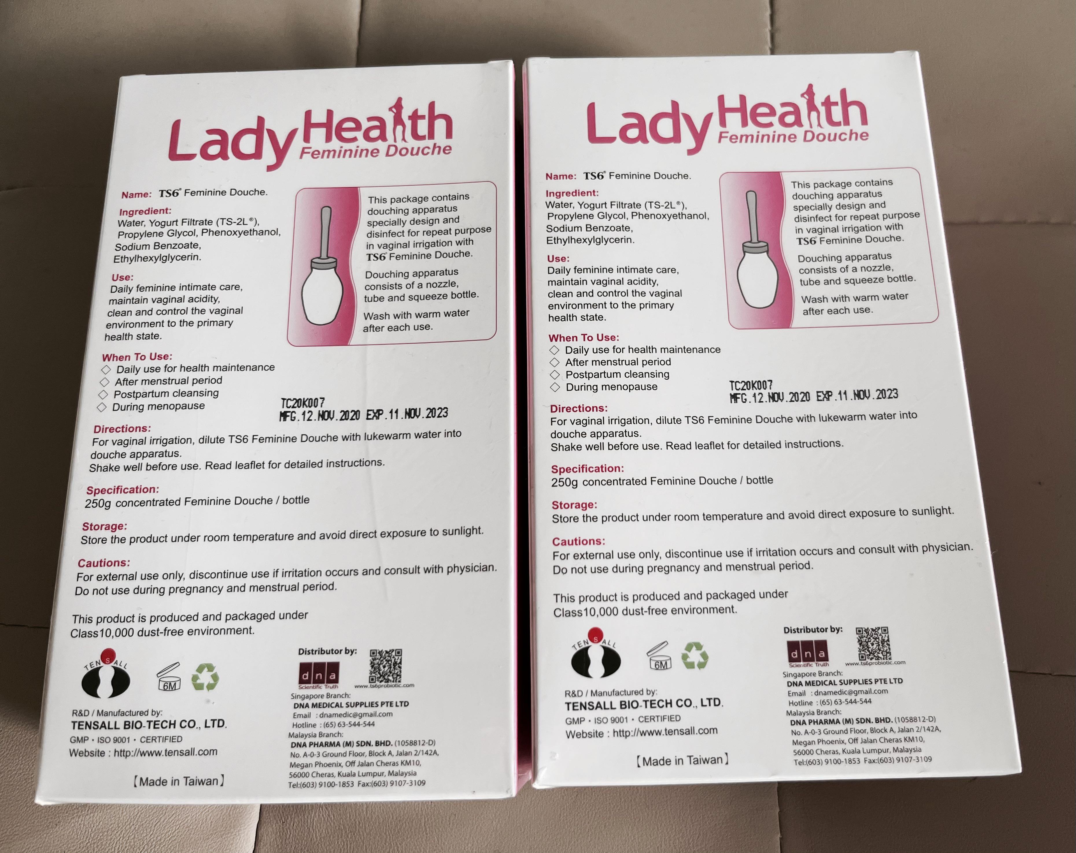TS6 Lady Health Feminine Douche Wash / Douching Set, Beauty & Personal