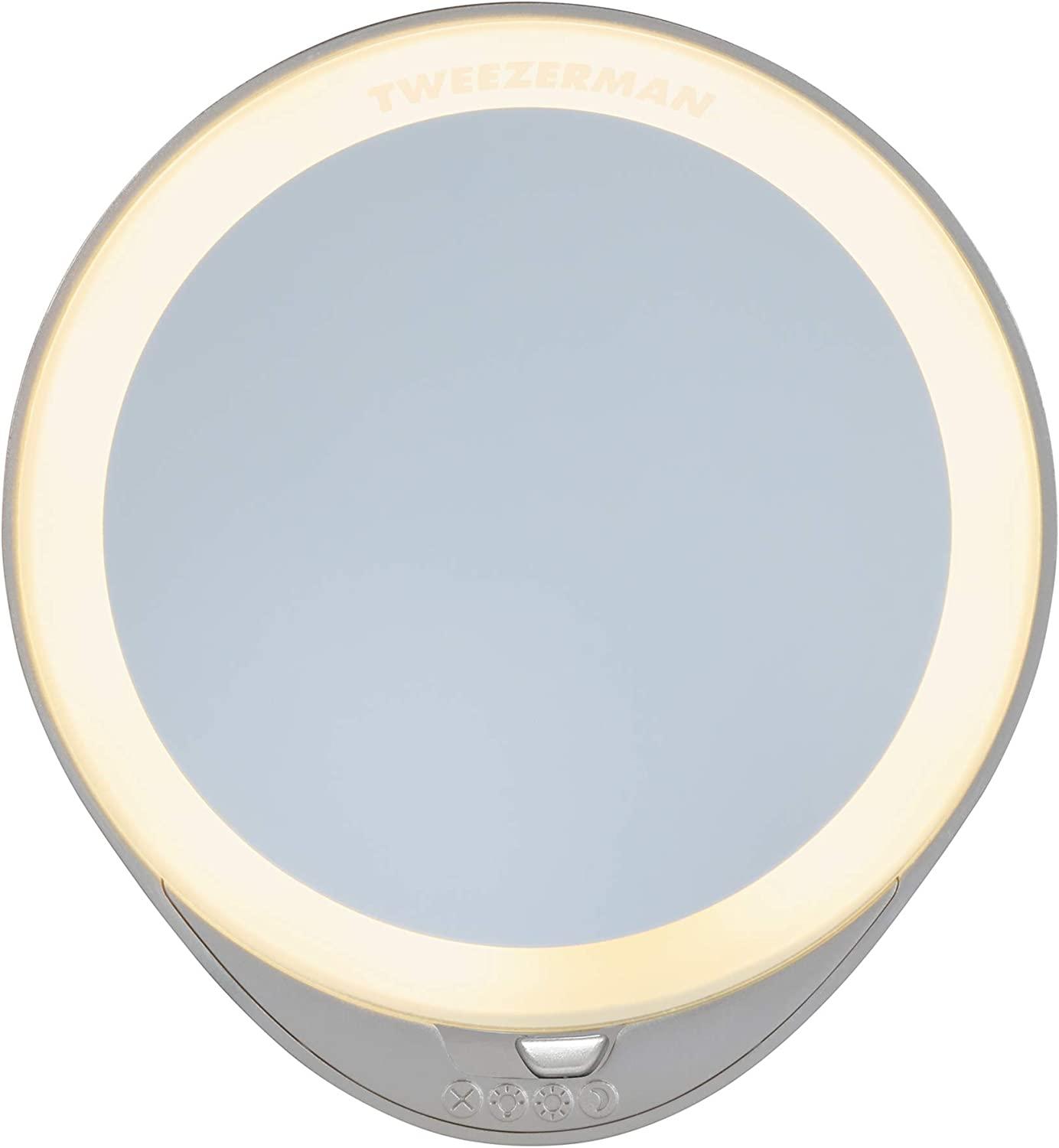 Tweezerman Adjustable Lighted Mirror, Furniture & Home Living, Home