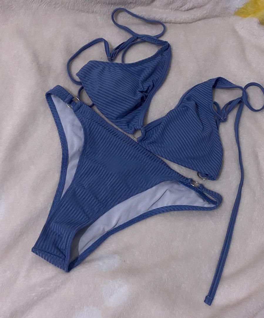 Two piece shein (Category: Bikinis & Swimsuits) located in Imus. Submitted by a_bys (Listing ID 1167748160, Image 1). Description: used once ask pic for when worn best fits small can fit to medium size.