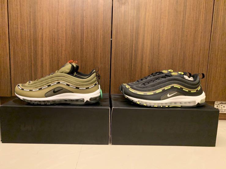 全新✨/ UNDEFEATED X NIKE AIR MAX 97, 他的時尚, 鞋, 運動鞋在旋轉拍賣