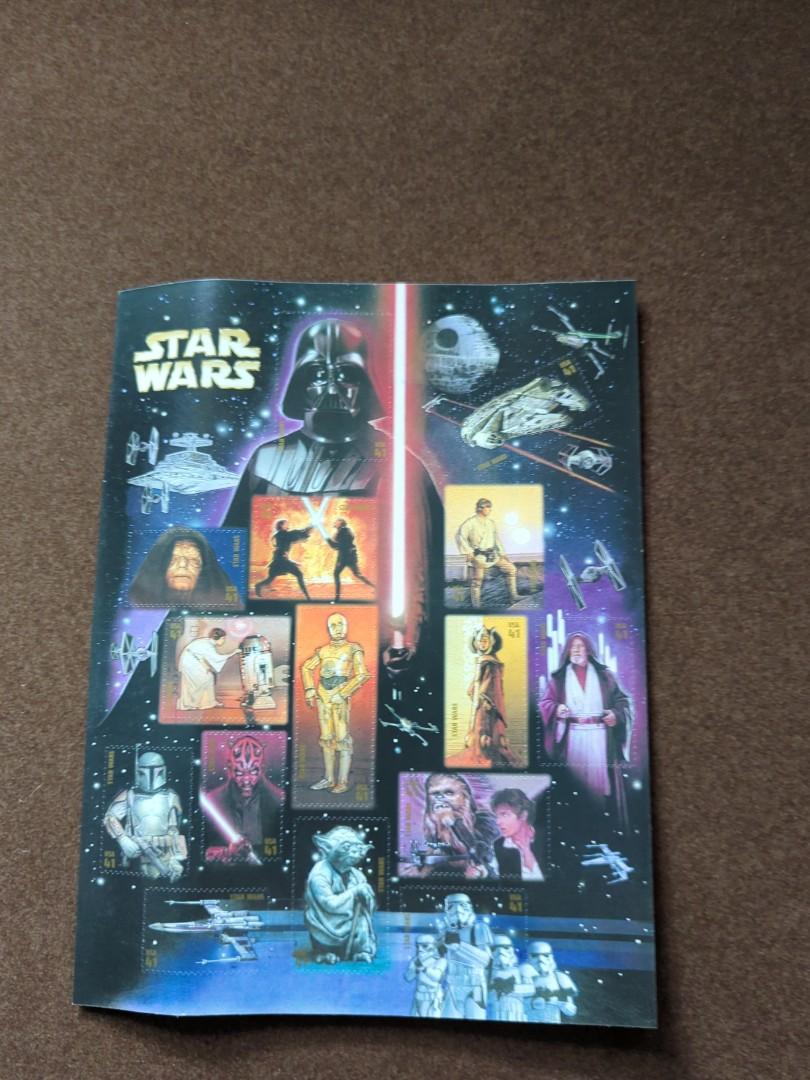 USPS 2007 Star Wars Stamp Sheet, Hobbies & Toys, Memorabilia