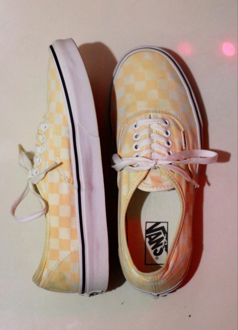 Vans Checkerboard Apricot Men s Fashion Footwear Sneakers on