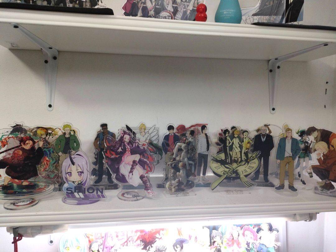 Anime Stand Isekai Nonbiri Nouka Tia Lia Figure Display Desktop Decoration