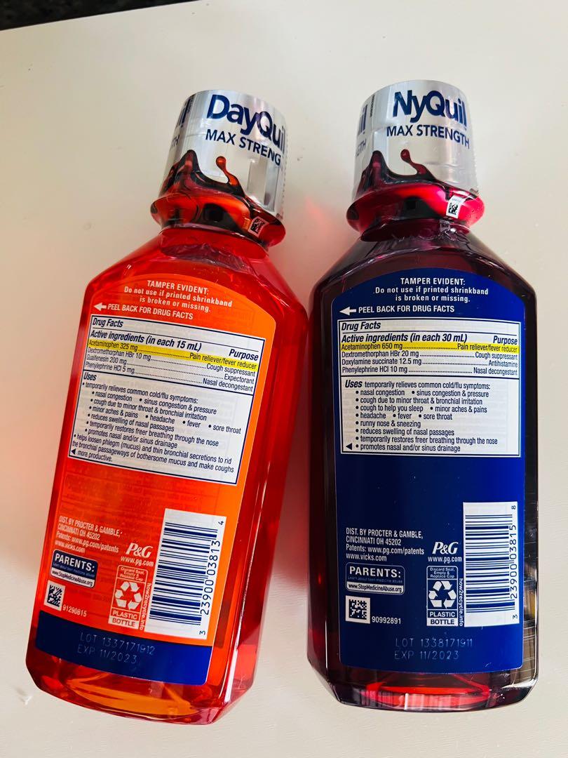Vicks NyQuil DayQuil, Health & Nutrition, Health Supplements, Health