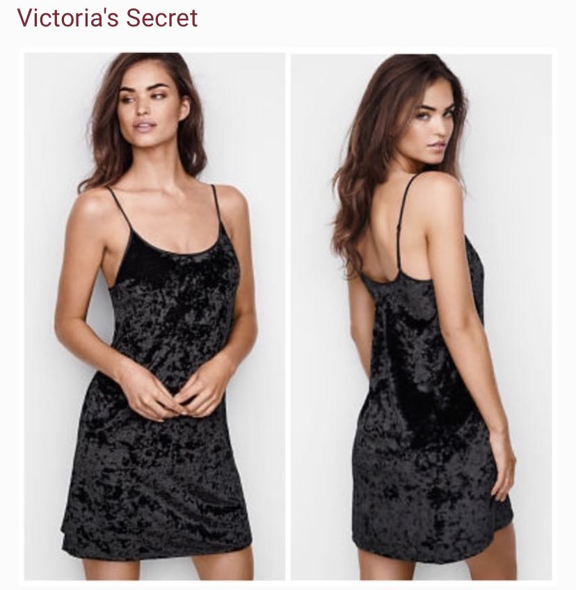 Velvet camisole VICTORIA'S SECRET Black size 10 US in Velvet - 27383744
