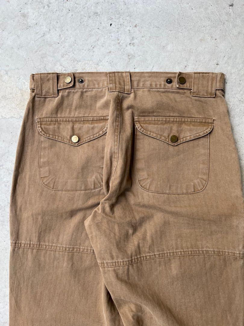 vintage brown pants, Men's Fashion, Bottoms, Chinos on Carousell