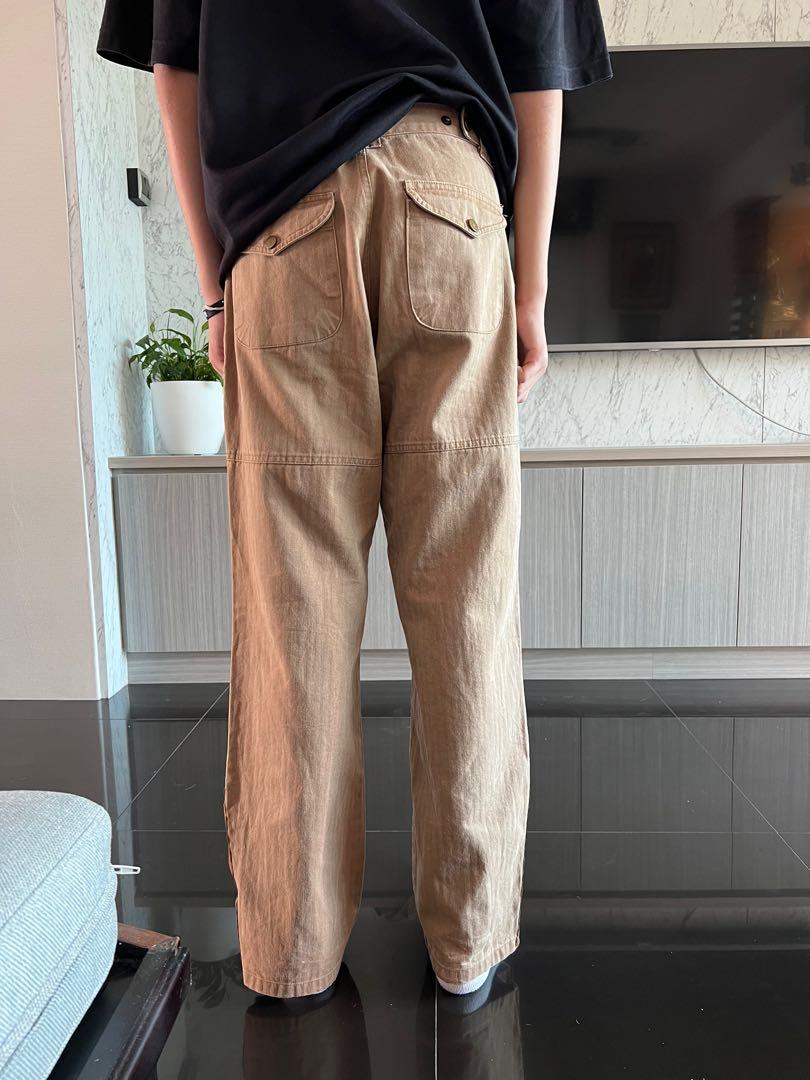 vintage brown pants, Men's Fashion, Bottoms, Chinos on Carousell