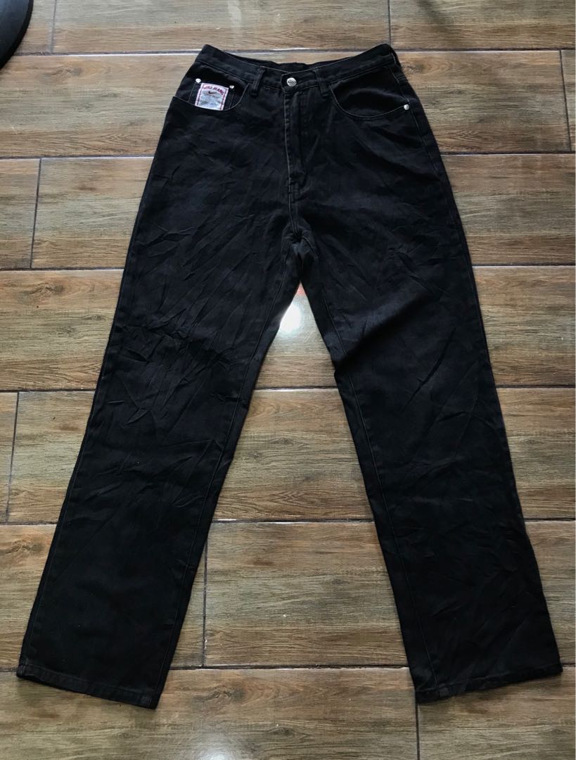 Vintage Nike Denim Pants, Men's Fashion 
