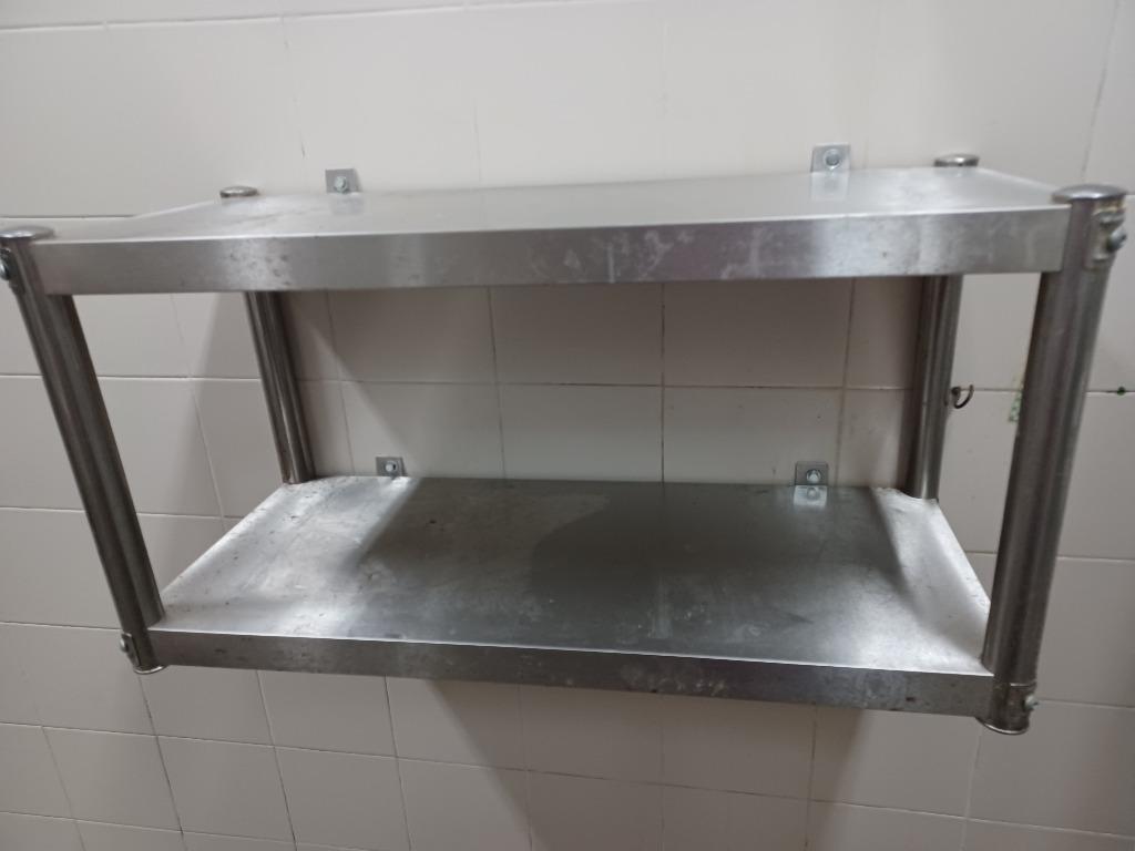Wall mounted 2 Tier Shelf Dim: L 80 W 35 H 40, Furniture & Home Living ...