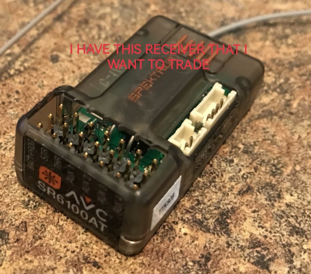 Want To Trade(WTT) Spektrum SR6100AT Surface Receiver For Spektrum SR6110AT Receiver(First and