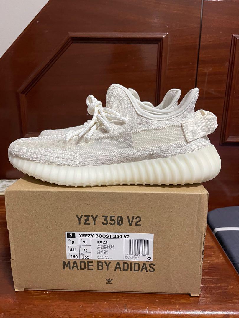 Yeezy 350 Bone US8 Men s Fashion Footwear Sneakers on Carousell