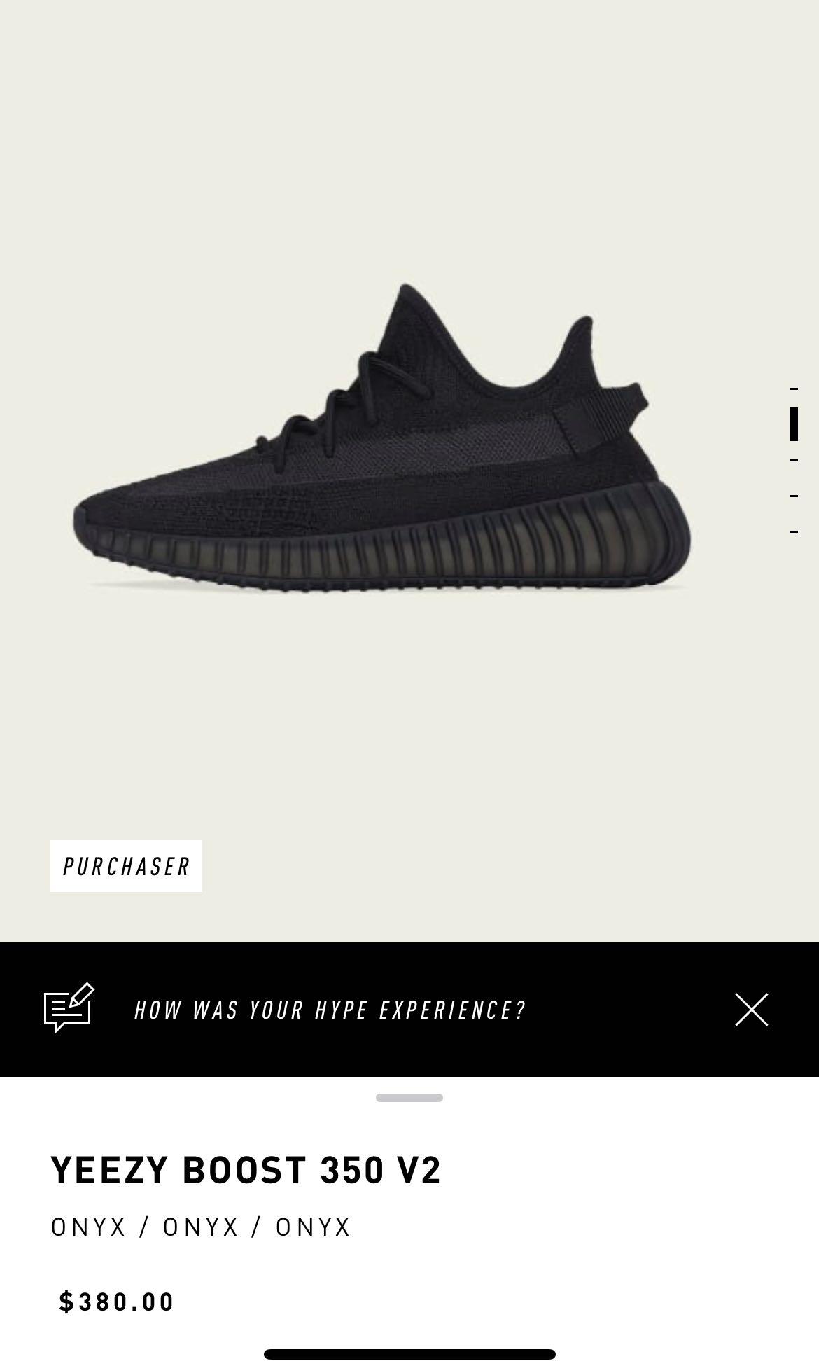 Yeezy onyx v2 size UK 8.5 from adidas SG Men s Fashion Footwear Sneakers on Carousell