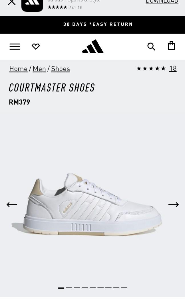 100% NEW - ADIDAS TENNIS COURTMASTER SHOES, Men's Fashion, Footwear, Casual  shoes on Carousell