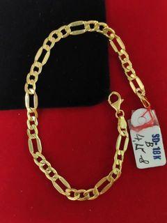18K Saudi Gold Bracelet For Men