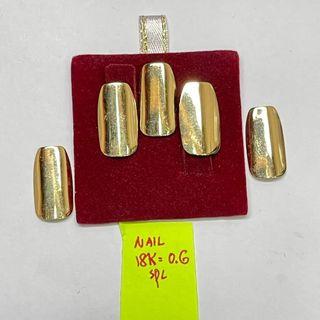 18K Saudi Gold nail