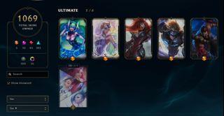 1K League Skins with Rare Skins CHEAP