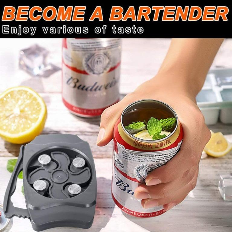 2301) Beer Can Opener, Rip and Sip Can Opener, Soda Can Openers Topless Can  Opener Can Top Remover, Can Cutter Go Swing Topless Can Opener, Beer Can