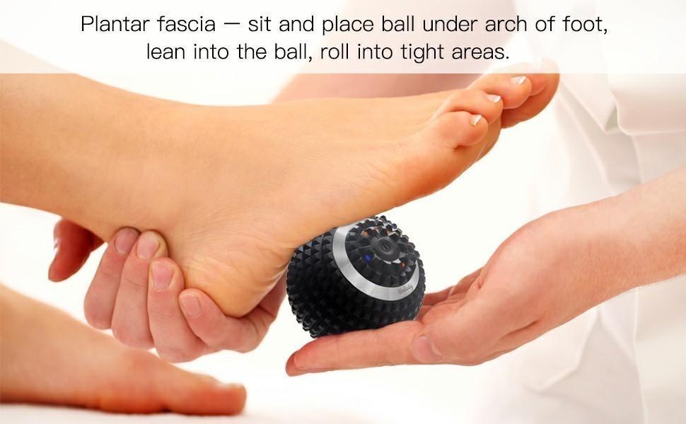 5m Wolady Massage Ball For Deep Tissue 4 Speed High Intensity Vibrating Massage Roller With Usb