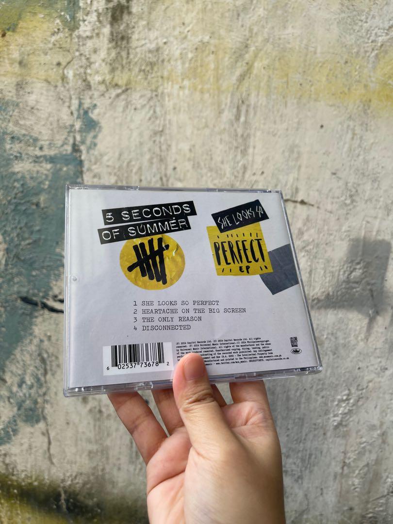 5SOS: She Looks So Perfect EP CD (Category: CDs & DVDs) located in Makati City. Submitted by darlenesamson2 (Listing ID 1167928173, Image 2). Description: 5 seconds of summer played once. unsealed. stickers included..
