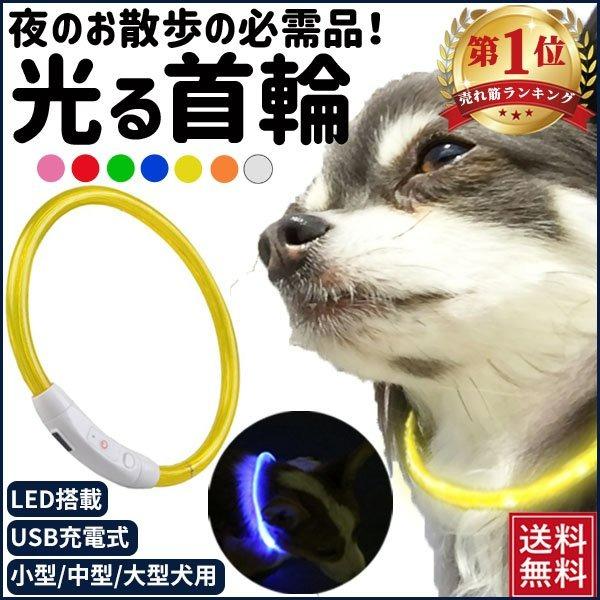 時尚狗項圈小型犬中型犬大型犬發光項圈led 燈usb 可充電 寵物用品 寵物家品及其他 Carousell