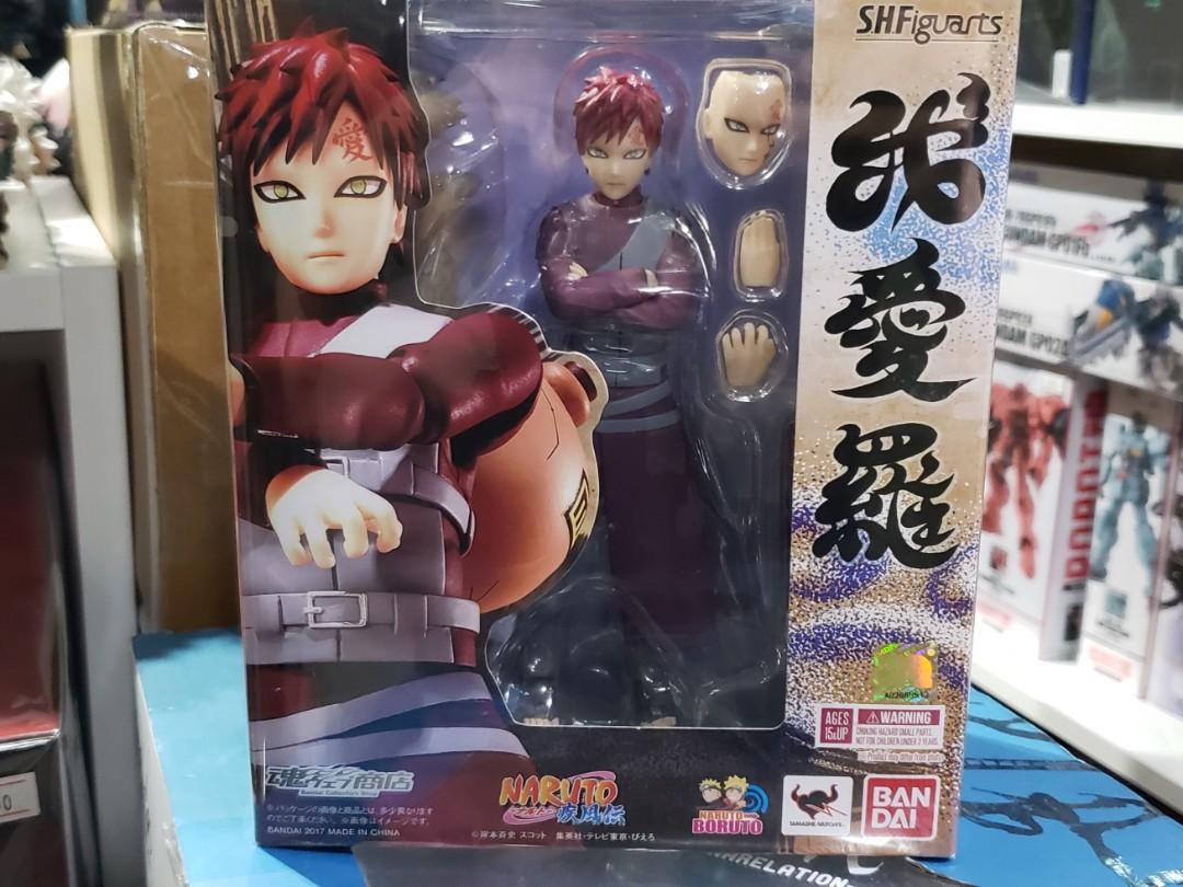 全新行版限定Shf 火影忍者疾風傳Naruto 我愛羅Gaara, 興趣及遊戲, 玩具 