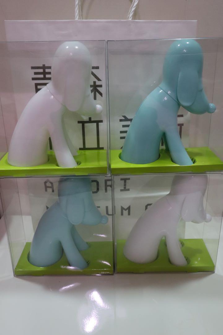 現貨 奈良美智 YOSHITOMO NARA 青森県立美術館 限定 あおもり犬貯金箱 青森犬 存錢筒 白
