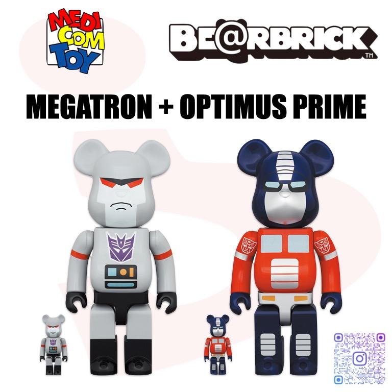 2個 BE@RBRICK MEGATRON 100％ & 400％ | www.jarussi.com.br
