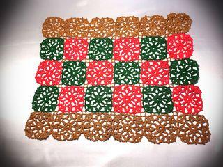 ⭐ Mum's knitting texture centre piece place mat