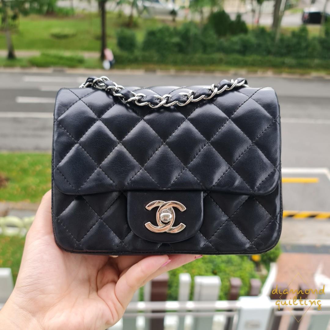 Chanel Classic Square Flap Bag Black  STYLISHTOP