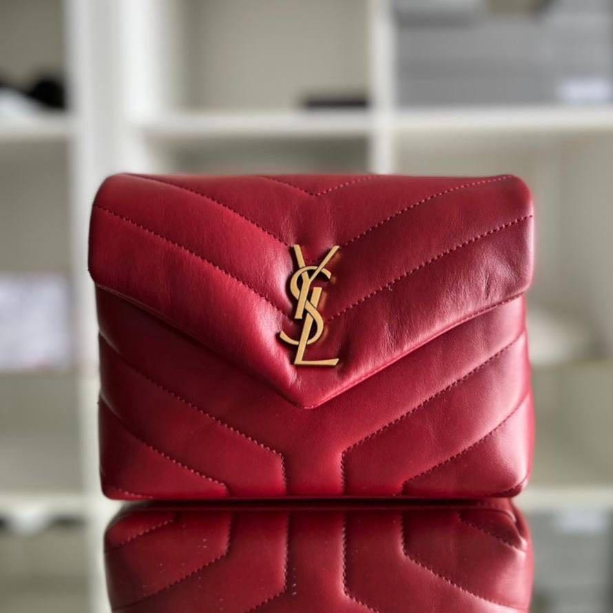 Ysl toy loulou red top