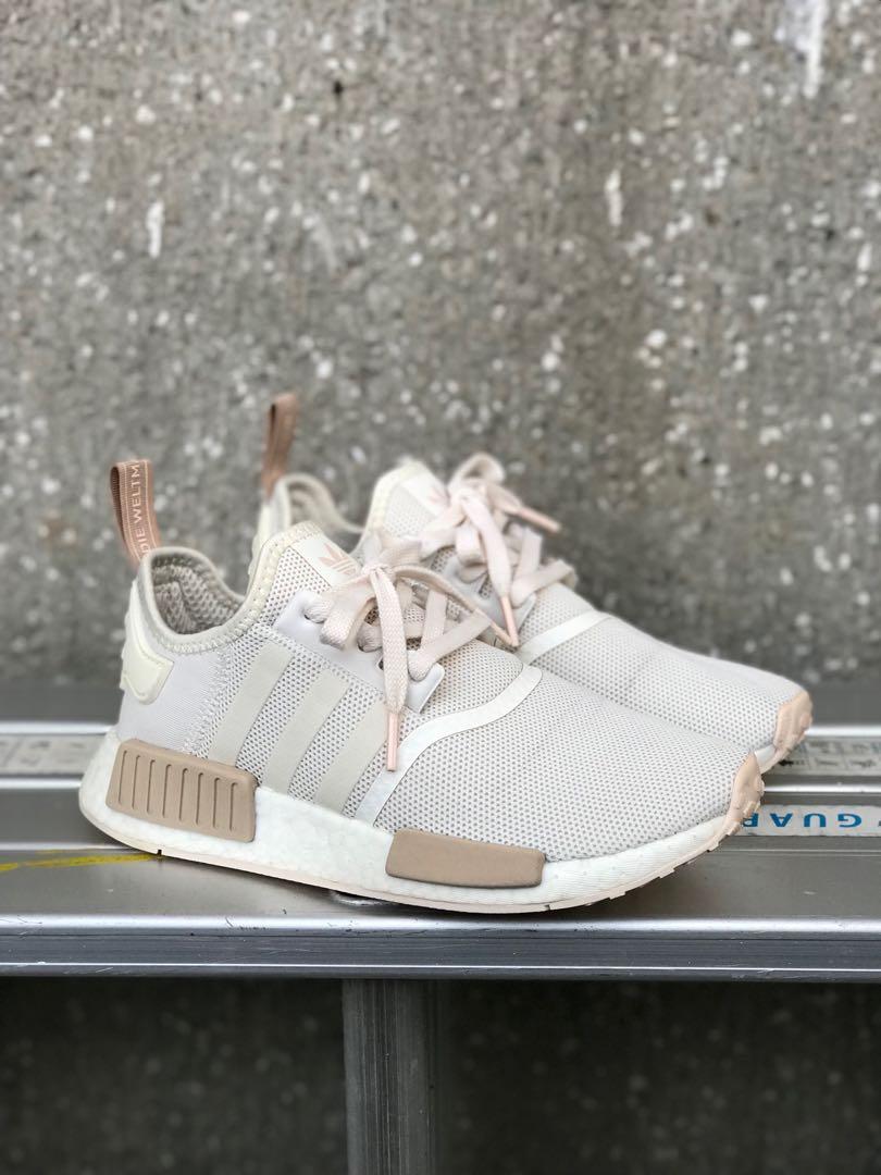 Adidas nmd r1 discount womens chalk white