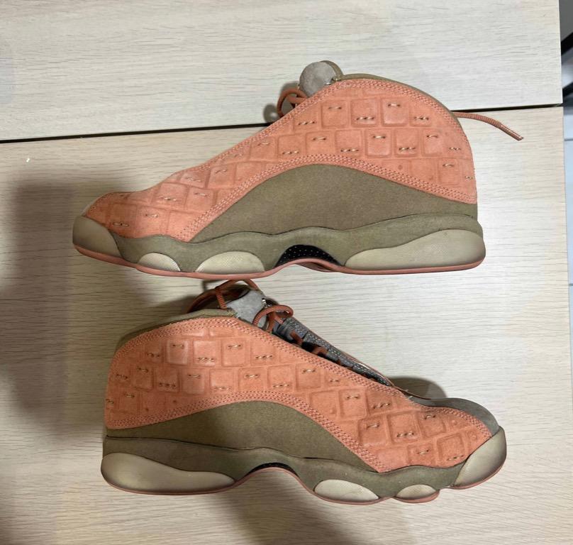 tan and white jordan 13