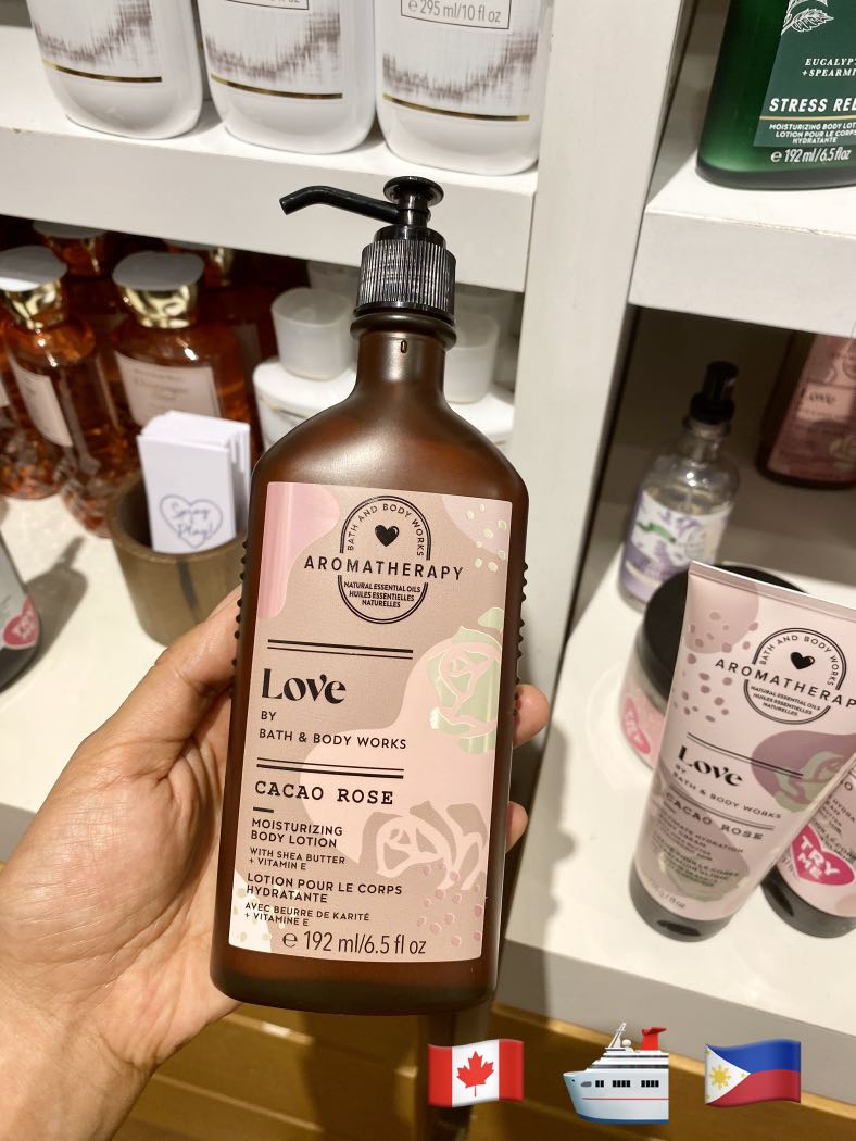 Aromatherapy Bath and Body Works Love Cacao Rose Body Lotion, Beauty