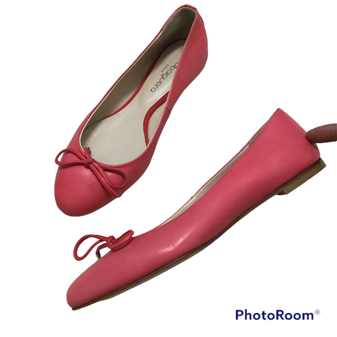 Authentic Anna Baiguera Leather Flat Shoes Women s Fashion