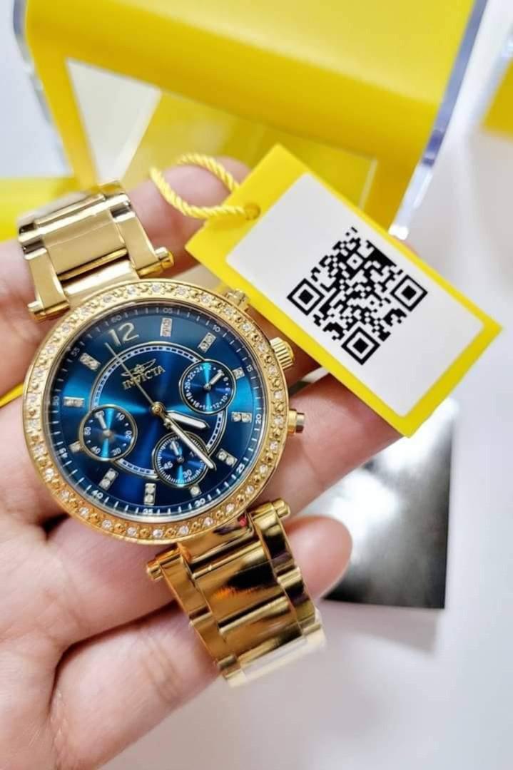 Authentic Invicta Angel lady Watch Gold 36mm