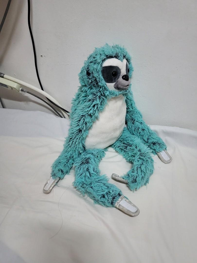 Authentic Large Big Target Turquoise Sloth Plush Soft Toy