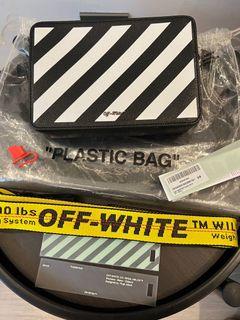 AUTHENTIC Off-White Diag Crossbody Bag