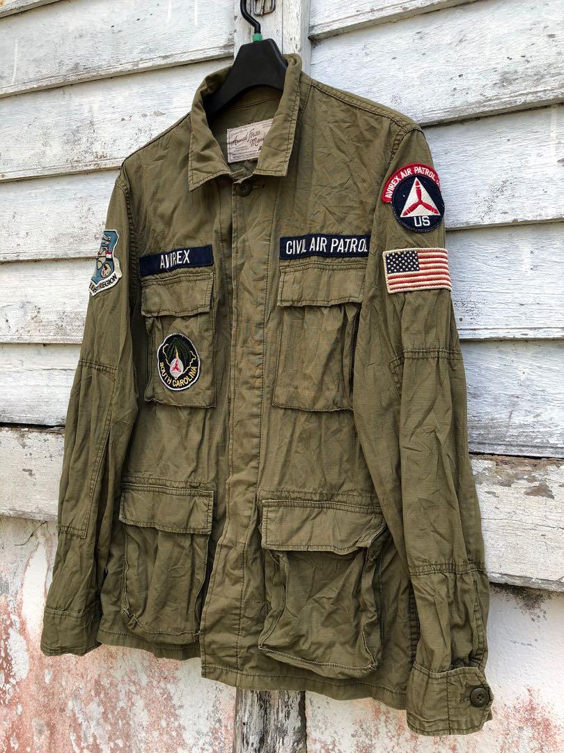 Avirex Civil Air Patrol Complete Patches Jacket