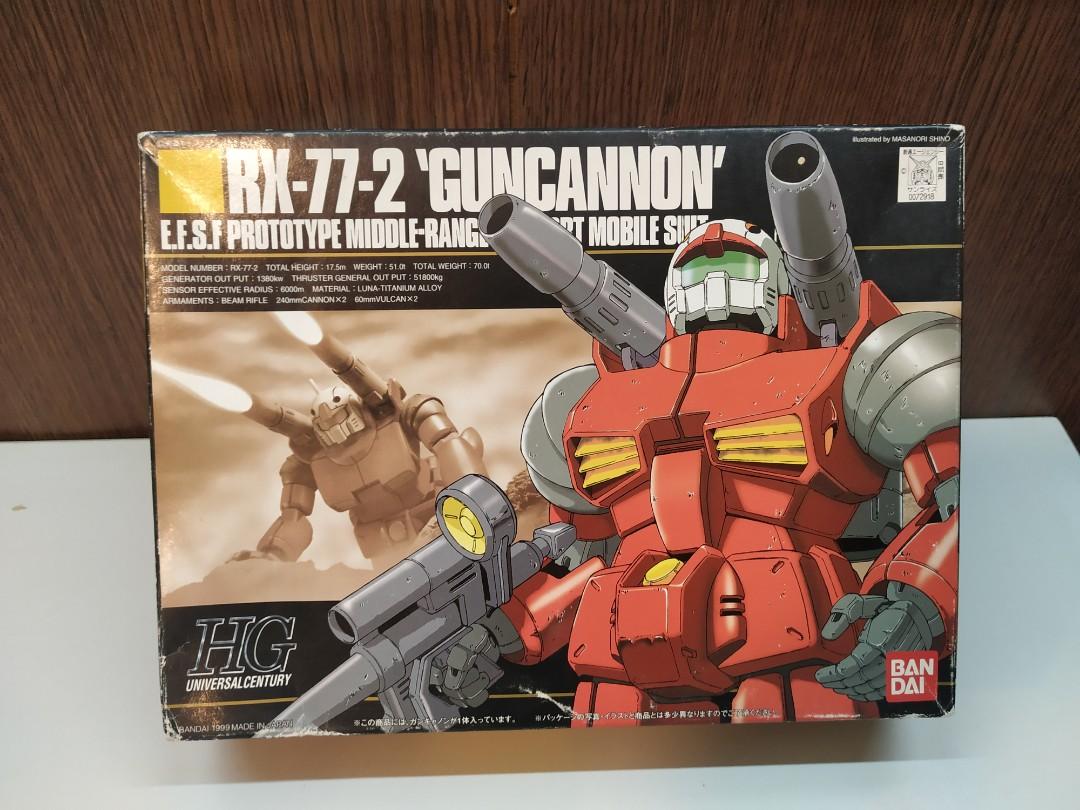 Bandai 模型RX772 Guncannon, 興趣及遊戲, 玩具& 遊戲類- Carousell